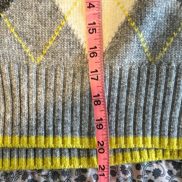 {Pringle Of Scotland X H&M} Argyle Ribbed Sweater - Sz M - Picture 10 of 12
